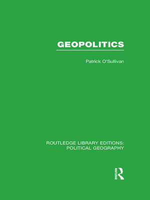 cover image of Geopolitics